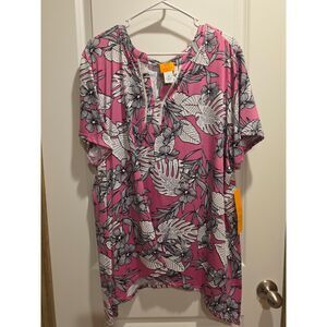 NWT Ruby Road Women's Plus Size Textured Blouse- Size 3X